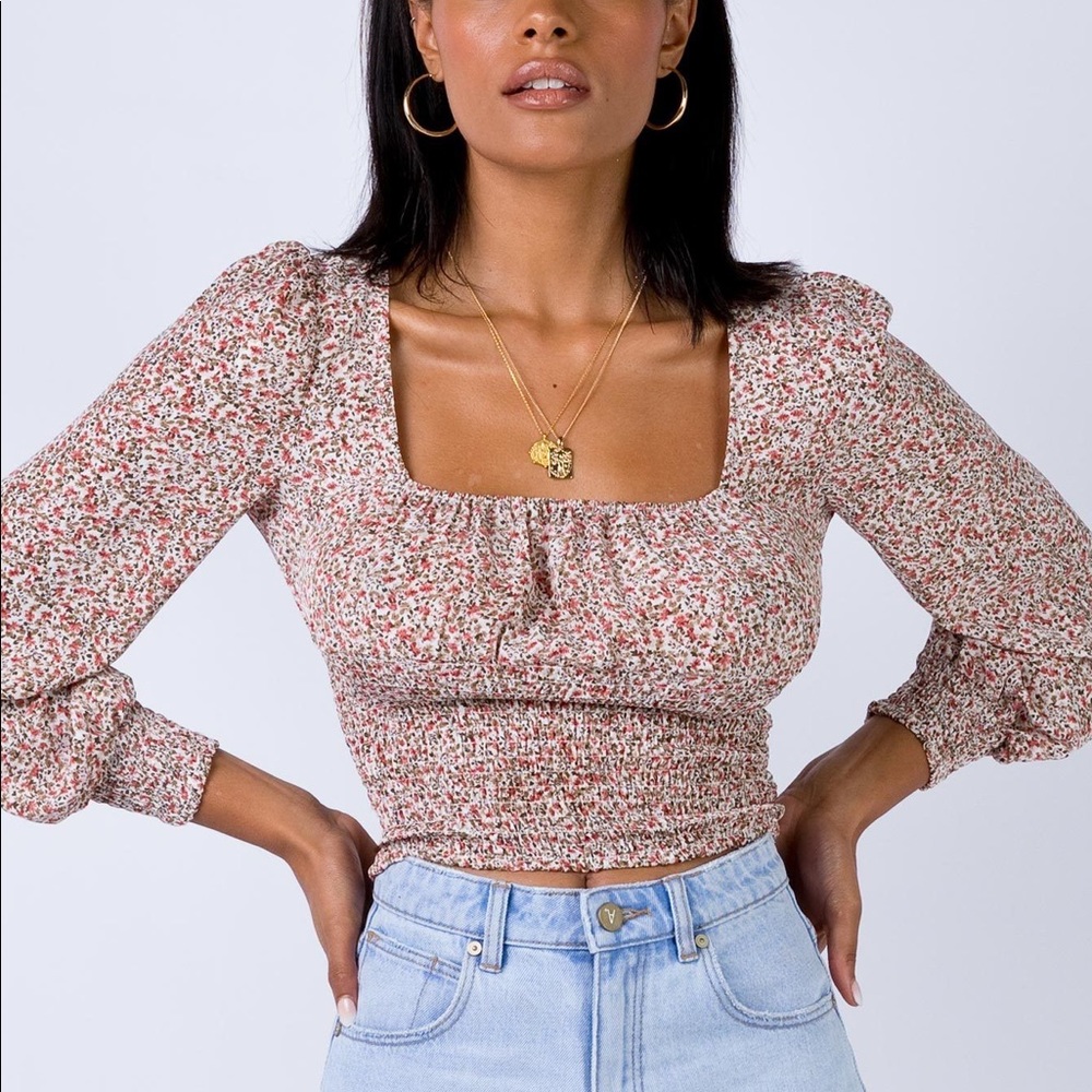 Princess Polly Connelly Top Multi Size 6